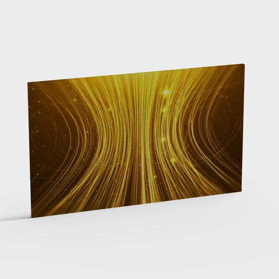 Golden Radiance 3D Model