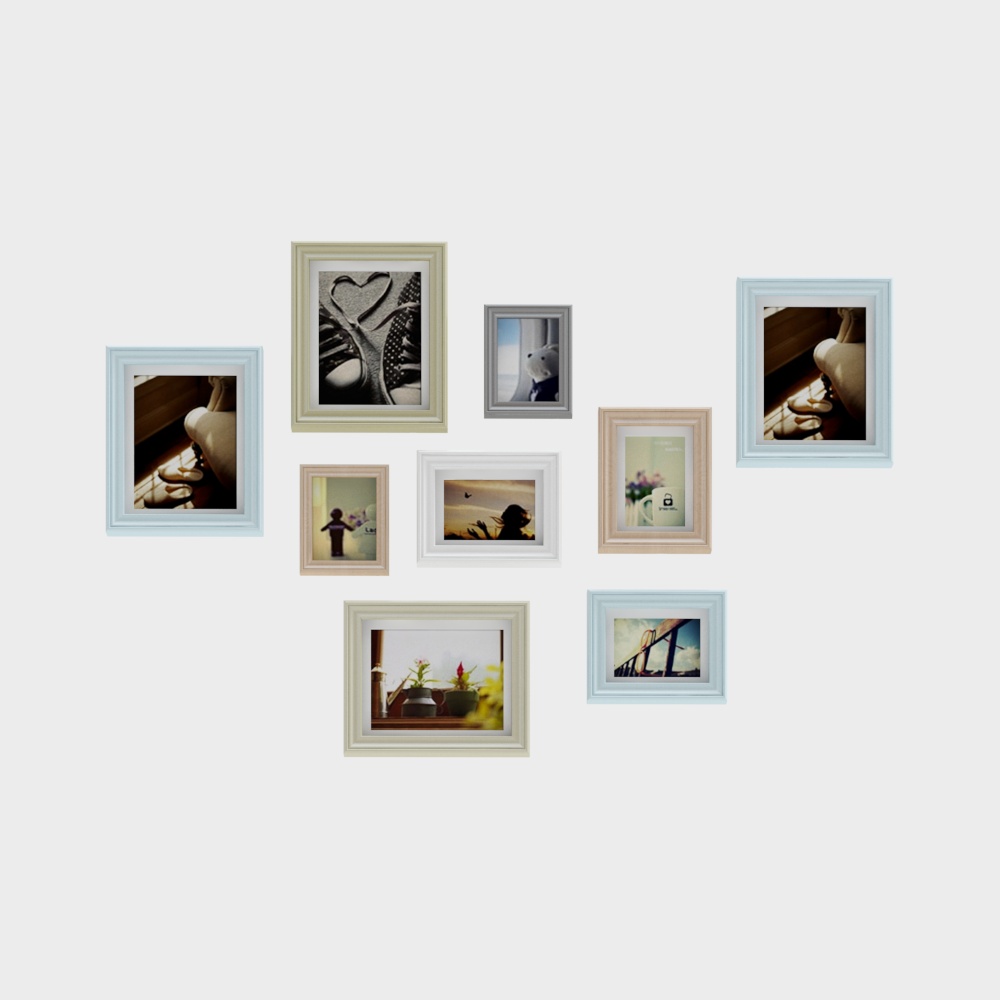 Hình treo hoạt hình trên tường ảnh của studio