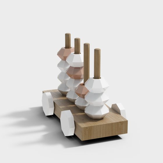 Futuristic Geometric 3D Model Design