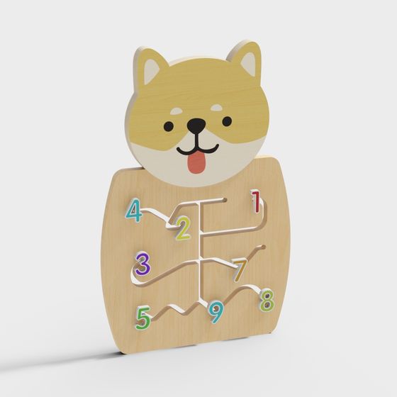 Whimsical Woodie Maze 3D model