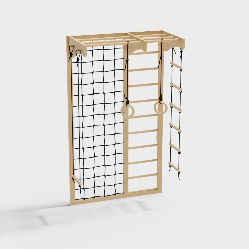 Children's indoor climbing wall