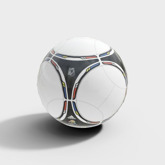 High-Detail 3D Soccer Ball Model