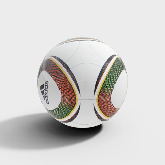 Vibrant 3D Football Model for Creative Projects