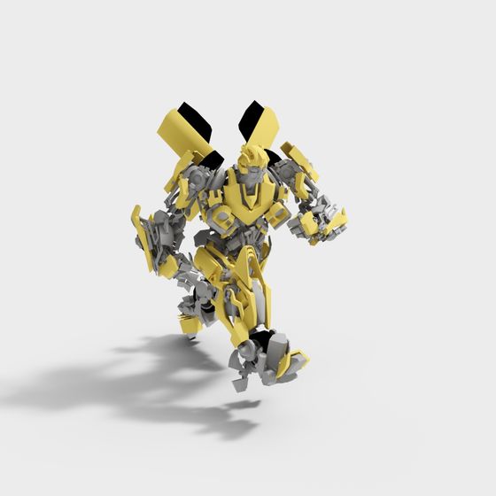 CyberGuard Low Poly 3D Model