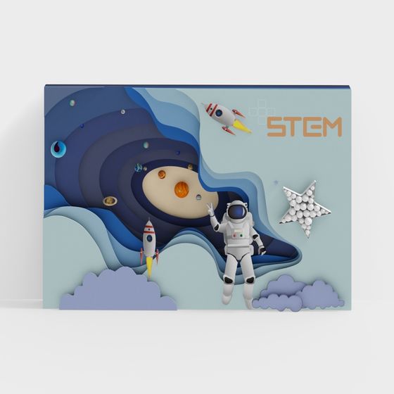 Space Adventure 3D Model