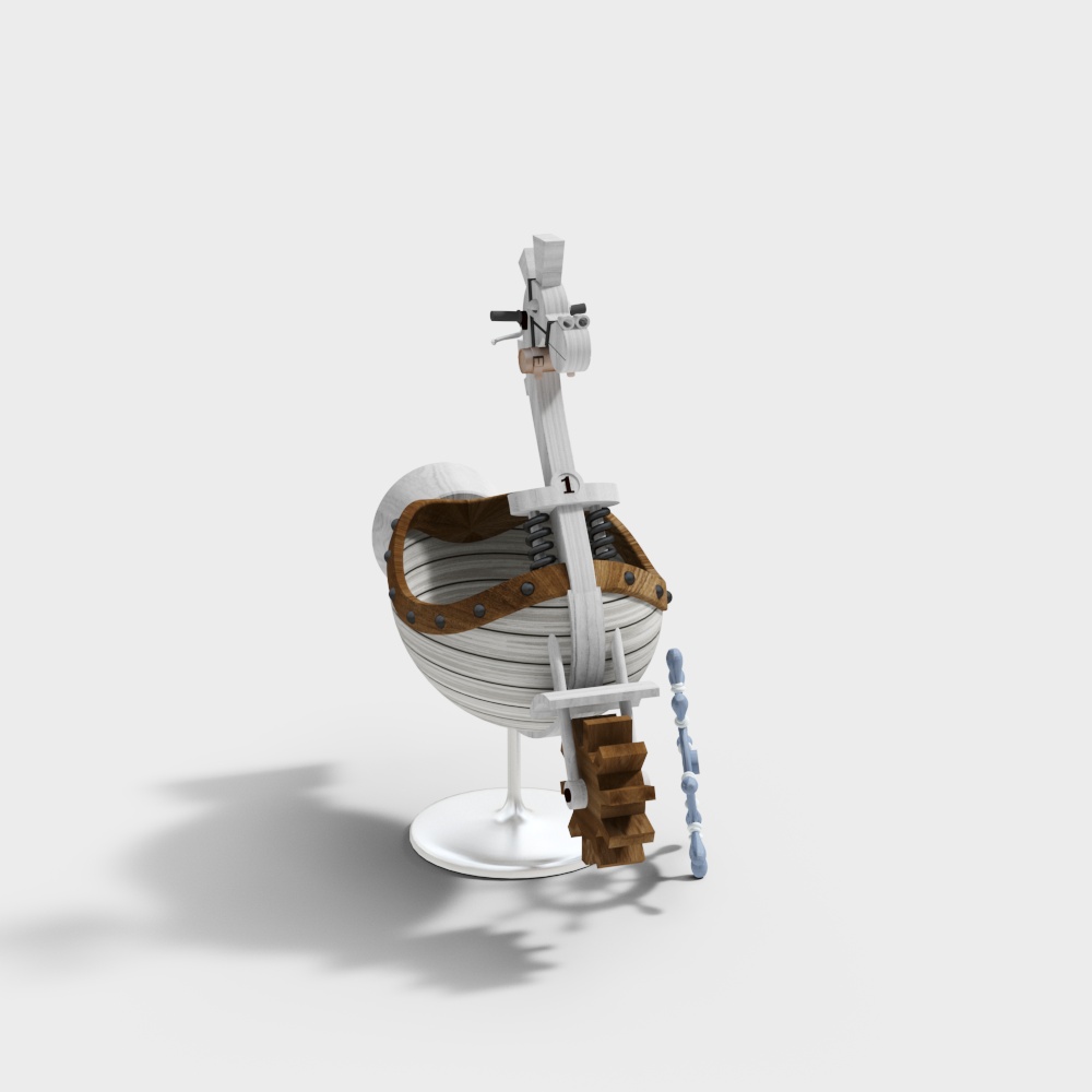 Retro Clock 3D Model - Blend of Realism and Low Poly Aesthetics