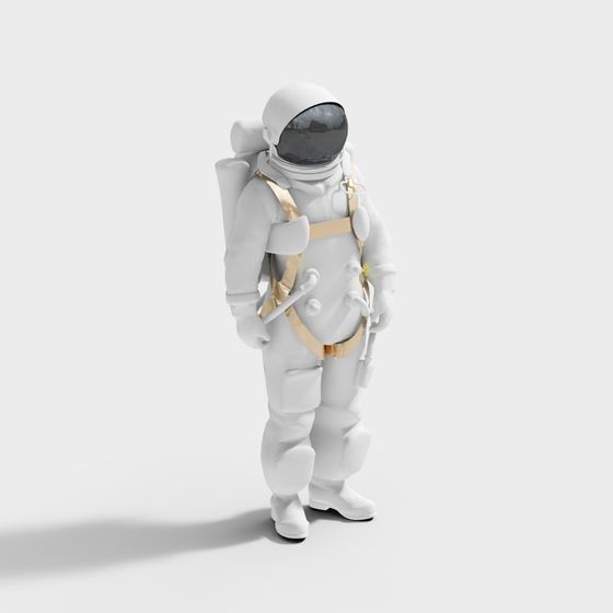 Futuristic Astronaut Suit 3D model