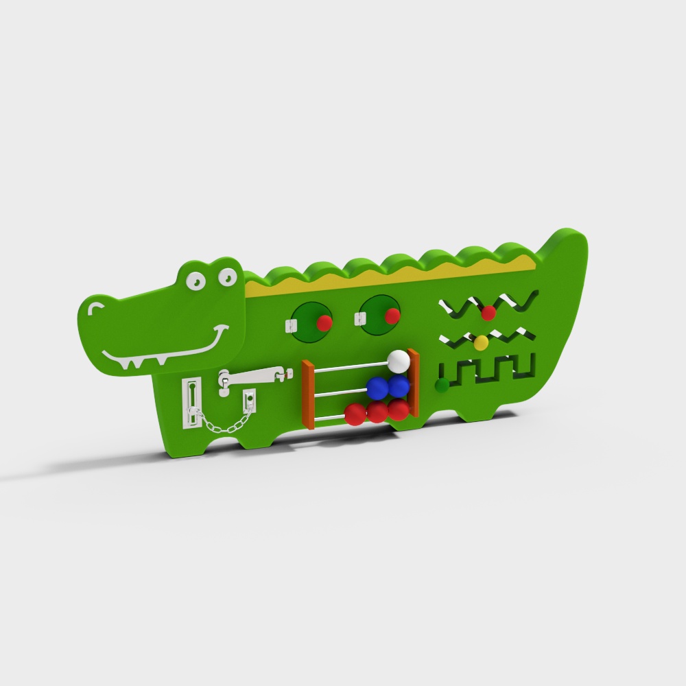 Crocodile Block Paradise 3D model