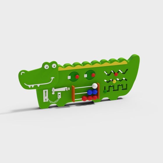 Crocodile Block Paradise 3D model