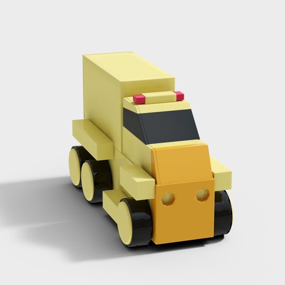 Construction Buddy Low Poly 3D model