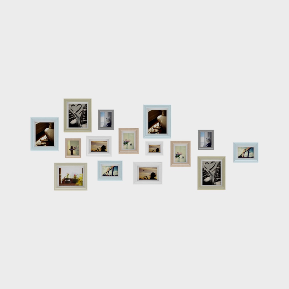 ภาพการ์ตูนแขวนบนผนังภาพในสตูดิโอถ่ายภาพ