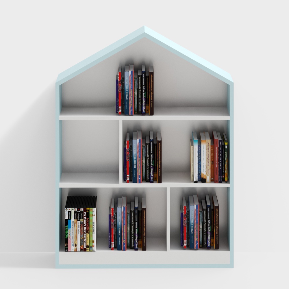Kindergarten small bookshelf