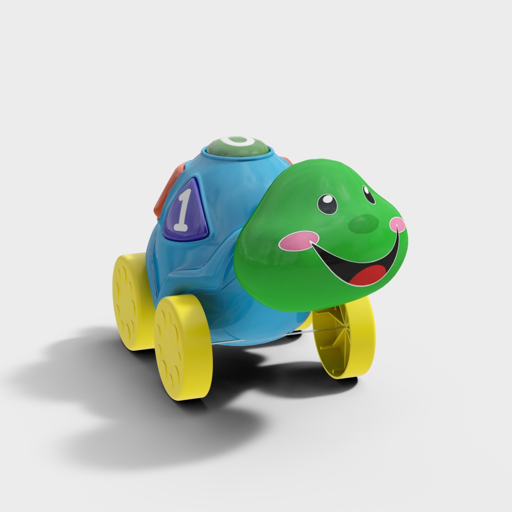 Playful Dino Car 3D model