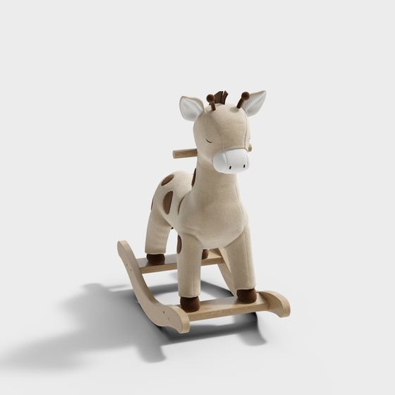 Giraffe Rocker 3D model for Playful Spaces