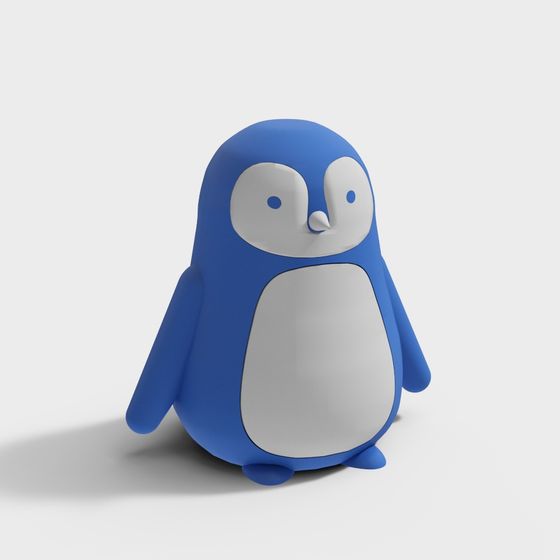 Whimsical Low-Poly Pingu 3D model