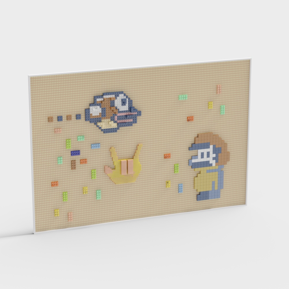 어린이 레고 벽돌 장난감 벽