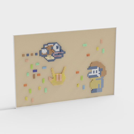 어린이 레고 벽돌 장난감 벽