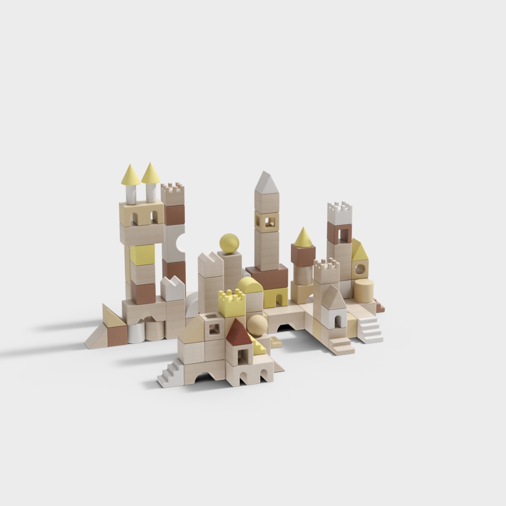 Kindergarten building block toys