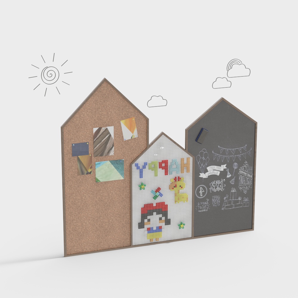 Children's Lego brick toy wall