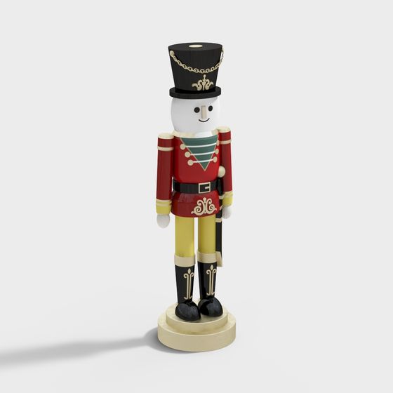 Christmas Soldier 3D Model for Festive Designs