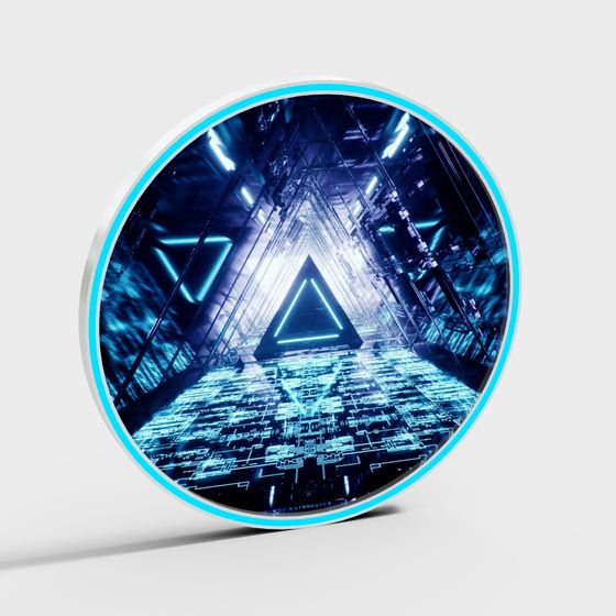 Futuristic Corridor 3D model