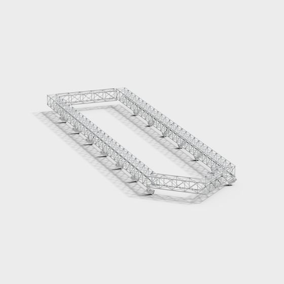 Industrial Truss 3D model