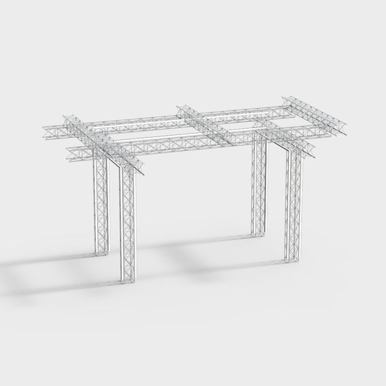 Industrial Frame 3D model for Innovative Designs