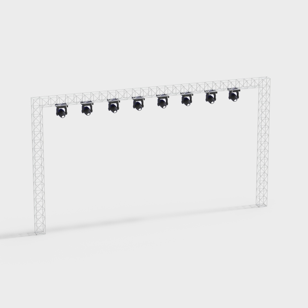 Open air outdoor stage lighting stand