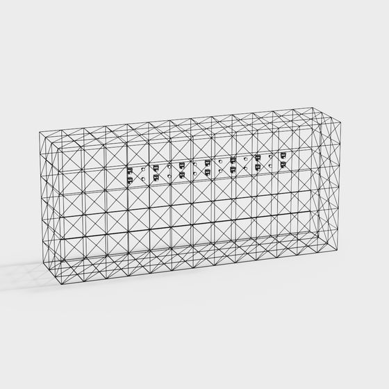 Industrial Storage Cabinet 3D model