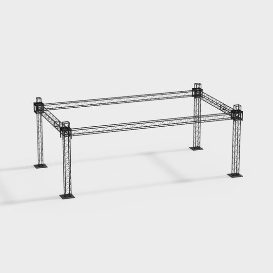 Industrial Truss 3D model for Modern Design