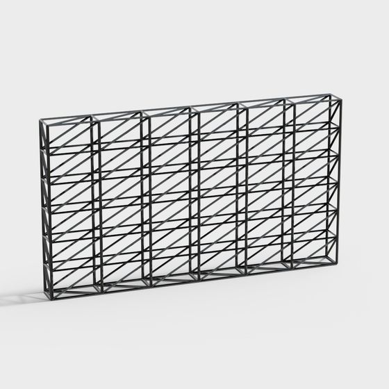 Grid Boundary 3D model for Contemporary Designs