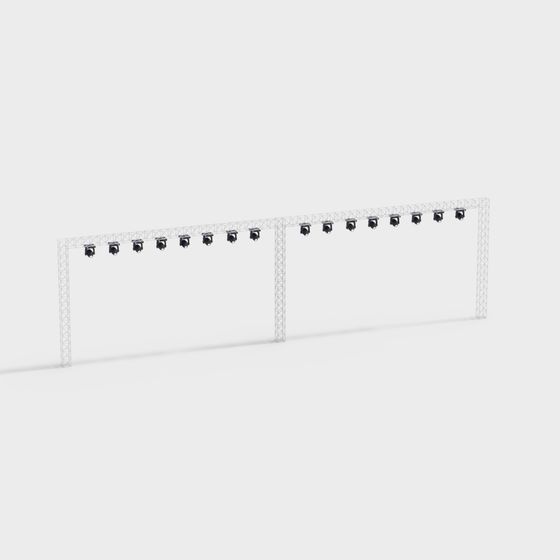 Stage Lighting Rig 3D model