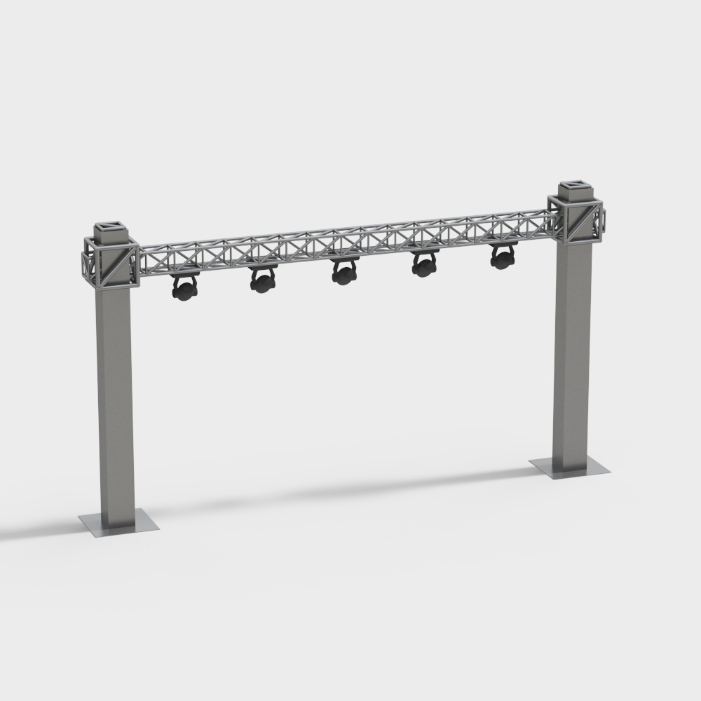 Stage Lighting Truss 3D model