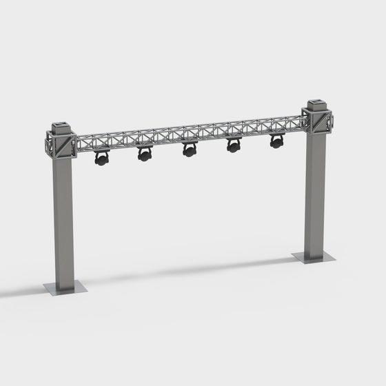 Stage Lighting Truss 3D model