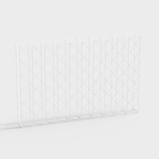 Low Poly Grid Framework 3D model