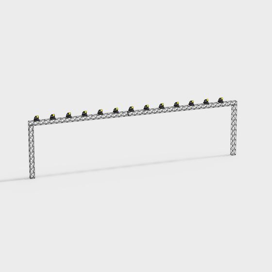Stage Lighting Rig 3D model