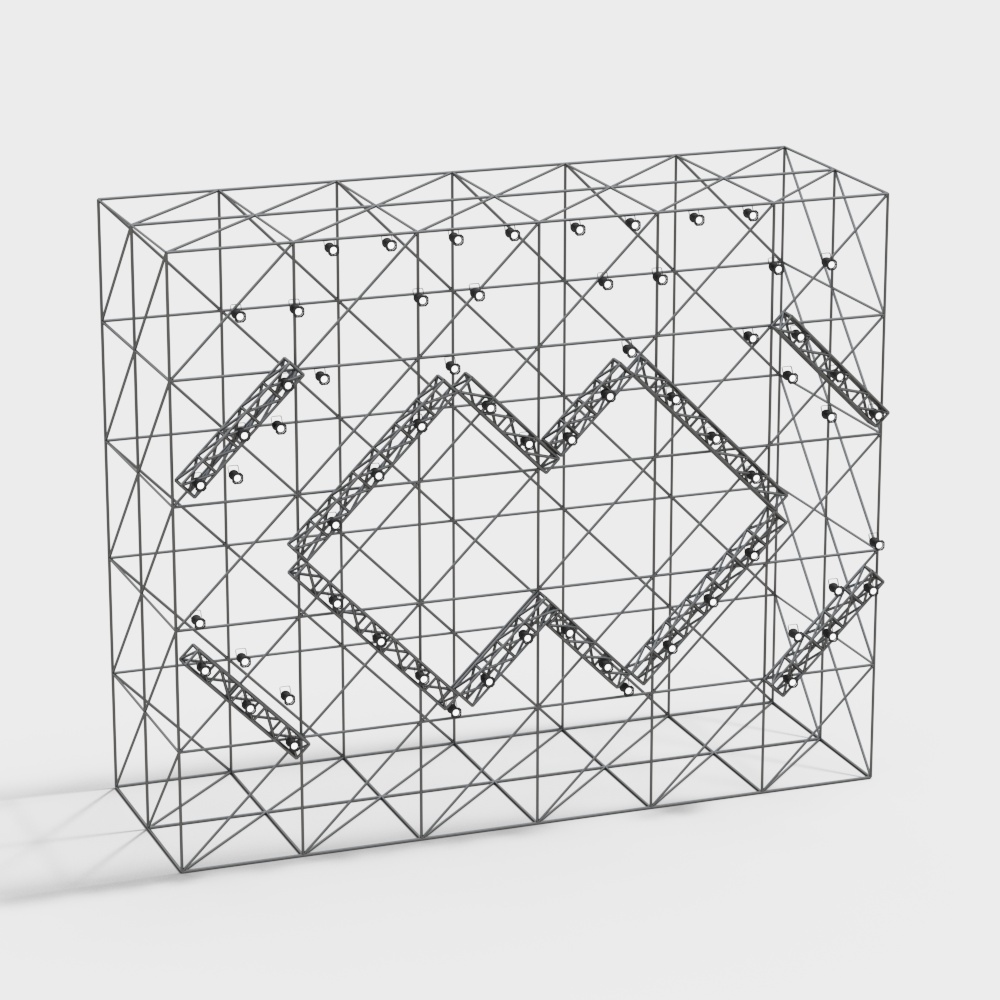 Large square light stand