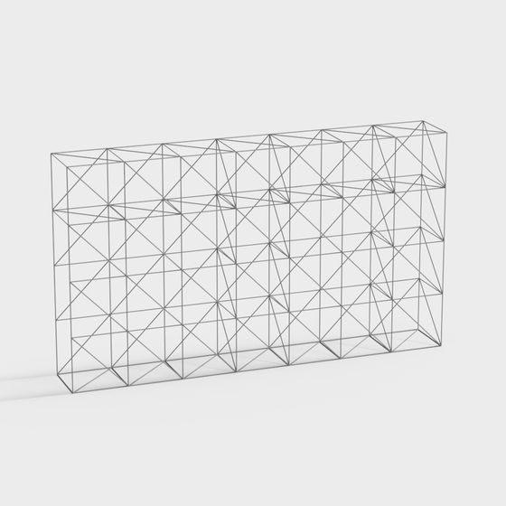 Low-Poly Mesh Cube 3D model