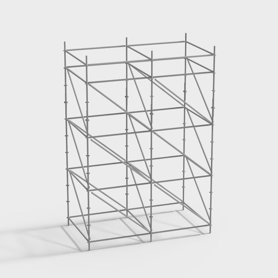 Realistic Metal Scaffolding 3D model