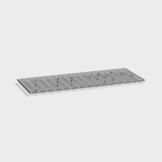 Modern Grid Shelf 3D model