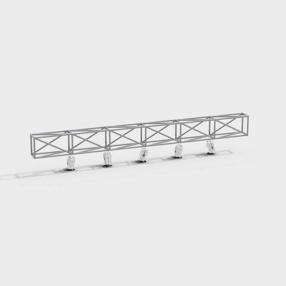 Industrial Truss 3D model