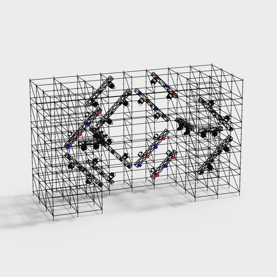Scaffolding Structure 3D Model