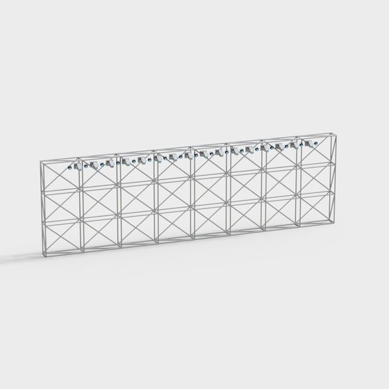 Light Grid 3D model - Modern Futuristic Design