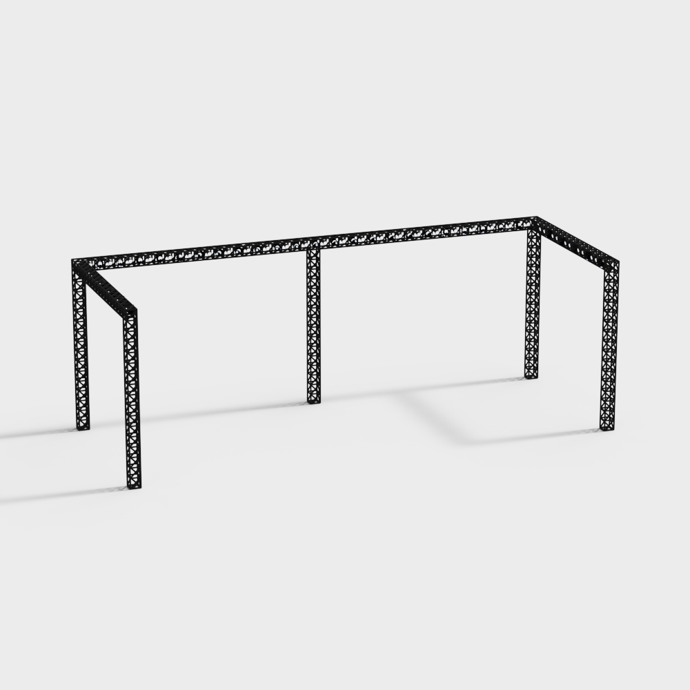 Industrial Metal Frame 3D model