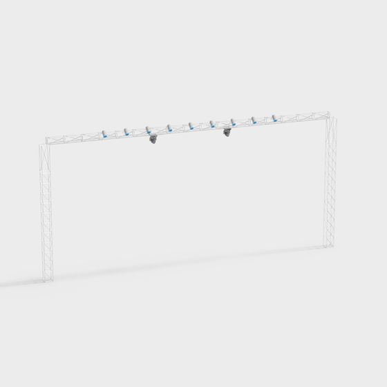 Stage Lighting Truss 3D model