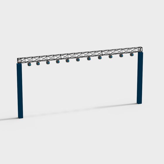 Stage Lighting Rig 3D model