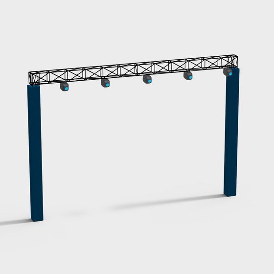 Stage Lighting System 3D Model Bridging Reality and Virtuality