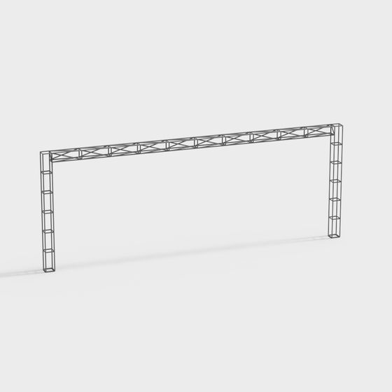 Metal Frame Structure 3D model for Modern Design