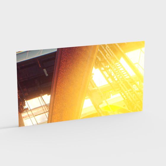 Sunset Iron Bridge 3D model for Creative Projects