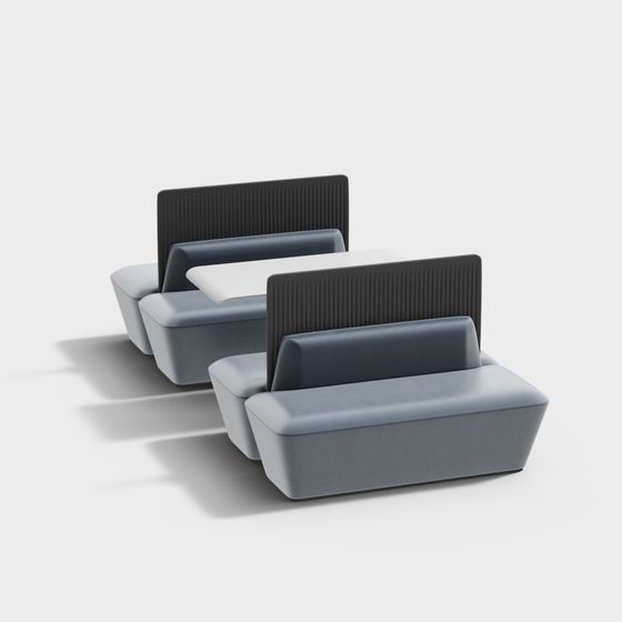 Urban Comfort 3D model Sofa for Modern Interiors